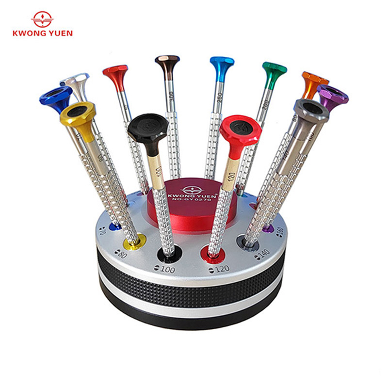 Crystal Press Tool - KWONG 12 PCS Precision Screwdriver Set