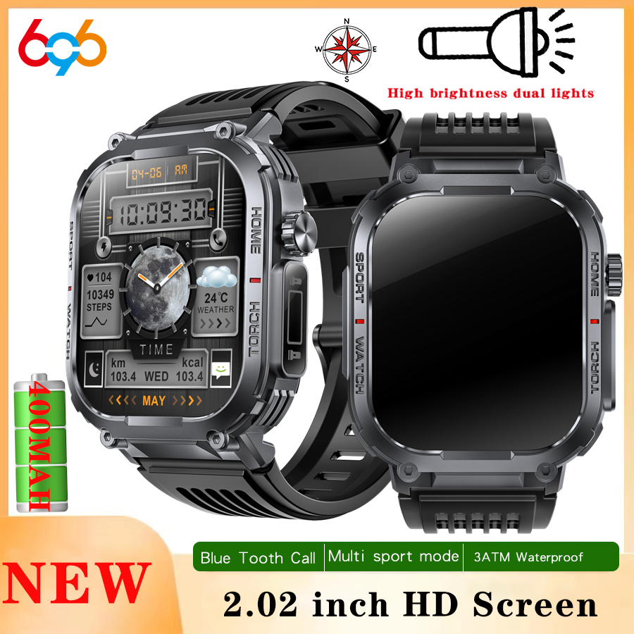 Smartwatch Health Watches For Men - 696 Outdoor Sports Blue Tooth Call