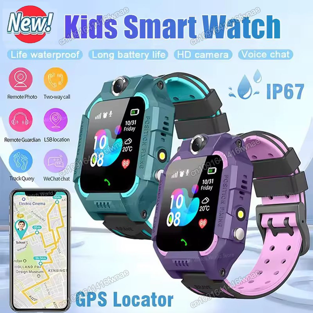 Smartwatch Watches Gift For Boys With Gps - 2026 Kids 2G Smart Watch SOS