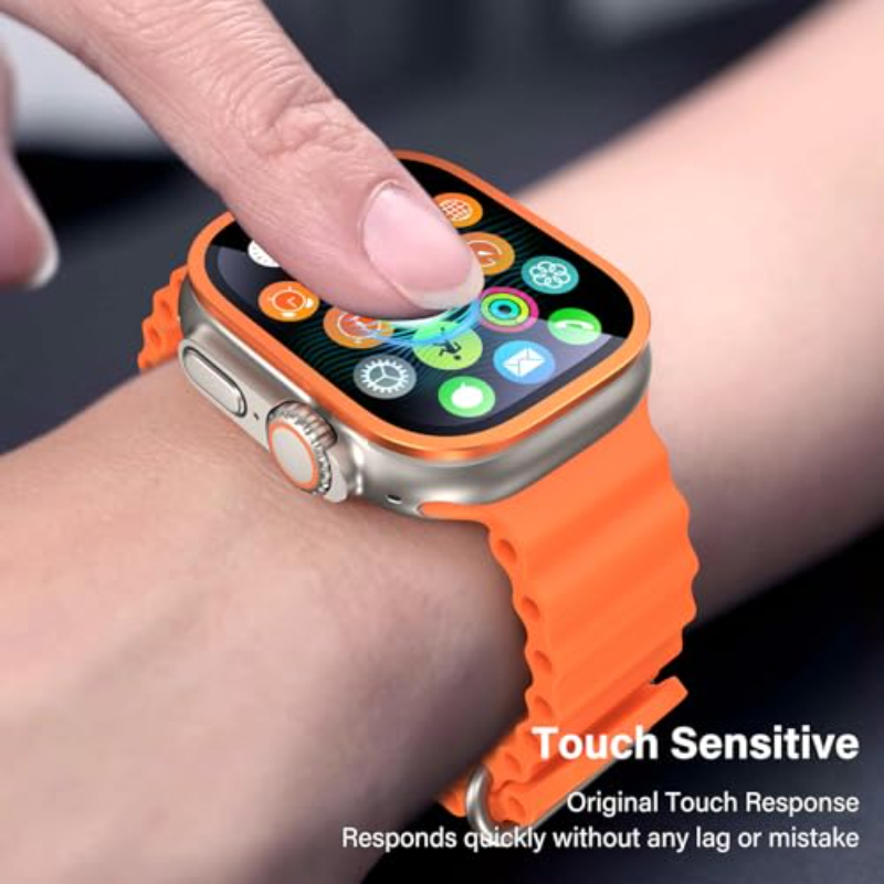 2PCS HD Metal Tempered Glass F - Smartwatch Apple Watches For Men recension och pris