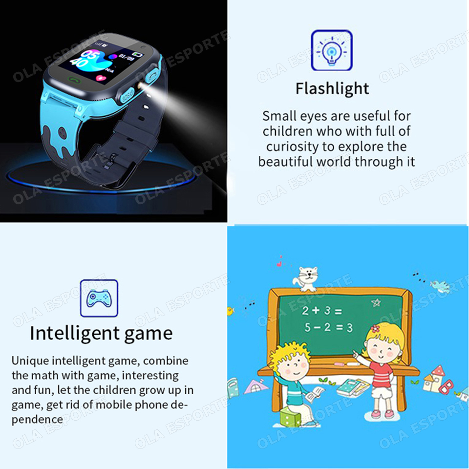 New Kids Smart Watch Child HD  - Smartwatch Watches Gift For Boys With Gps recension och pris