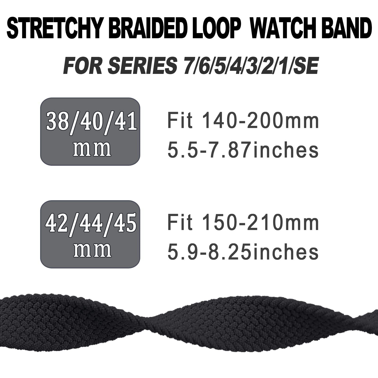 Braided Solo Loop For Apple wa - Smartwatch Apple Watches For Men recension och pris