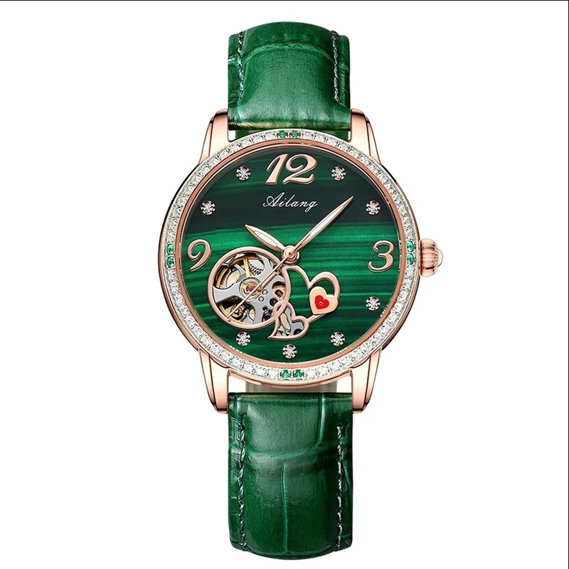 AILANG Luxury Women Skeleton A - Skeleton Mechanical Watch recension och pris