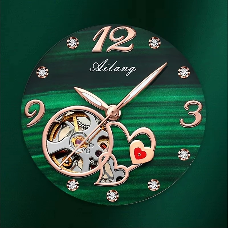 AILANG Luxury Women Skeleton A - Skeleton Mechanical Watch recension och pris