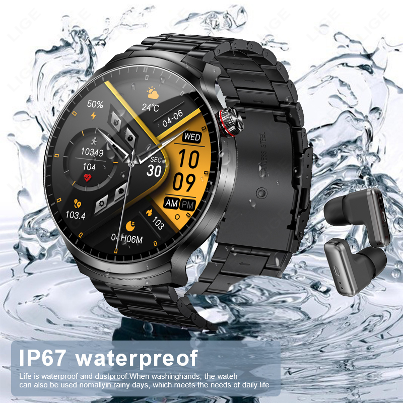 LIGE 2 in 1 Smart Watch Men Ea - Smartwatch Watches For Men recension och pris