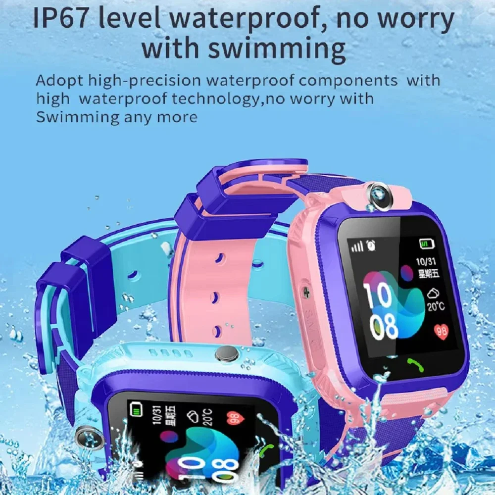 Lenovo Q12 Children's Smart Wa - Smartwatch Watches Gift For Boys With Gps recension och pris