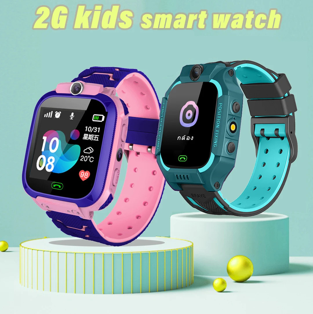 Q12 Kids Smart Watch 2G SOS Ca - Smartwatch Watches For Kid Boy Waterproof recension och pris