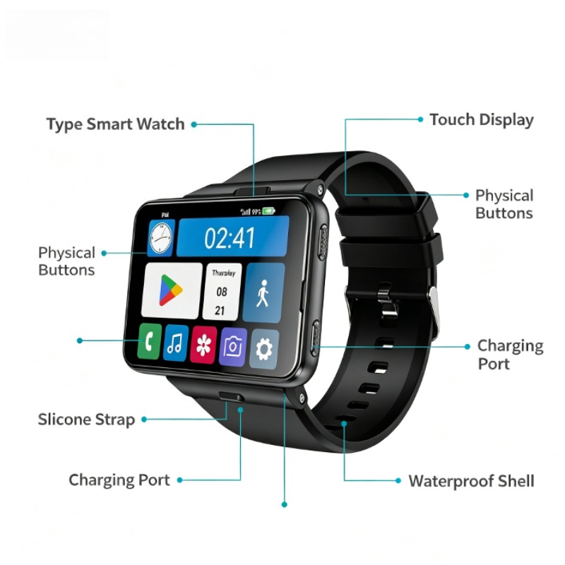 S999 Plus Smart Watch, 4G Andr - Smartwatch Watches For Men recension och pris