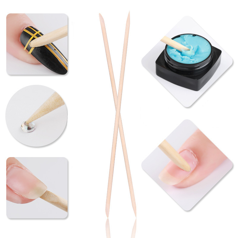 50/100 Pcs/Lot Wood Stick Cuti - Crystal Press Tool recension och pris