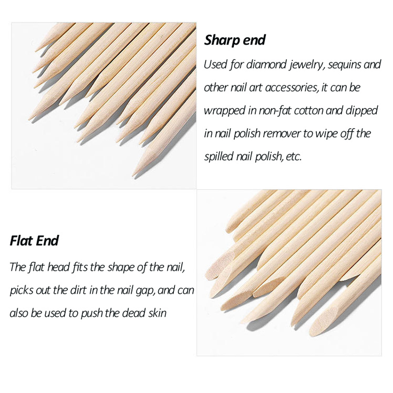 50/100 Pcs/Lot Wood Stick Cuti - Crystal Press Tool recension och pris