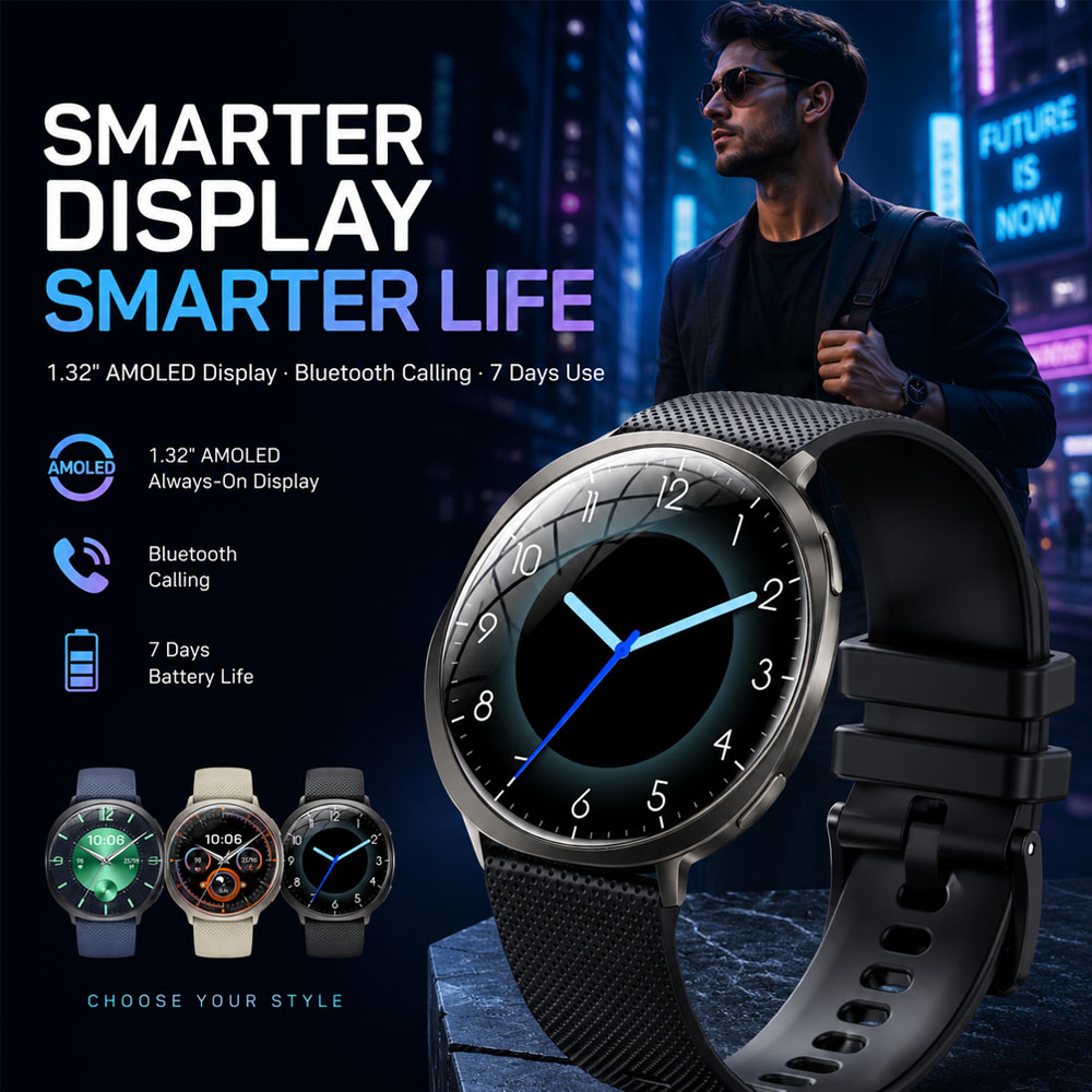 2026 Premium AMOLED Smart Watc - Smartwatch Health Watches For Men recension och pris