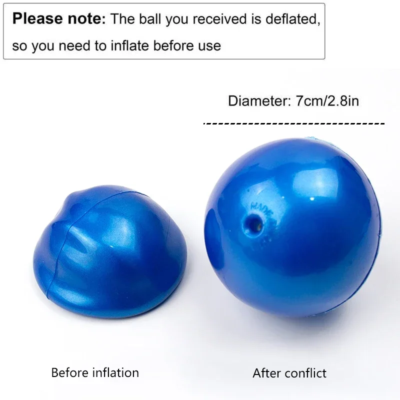 Watch Case Open Ball Blue 7cm  - Crystal Press Tool recension och pris