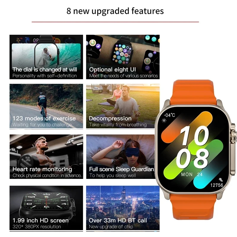 Original T900 Ultra 2 Smart Wa - Smartwatch Watches For Men Digital recension och pris