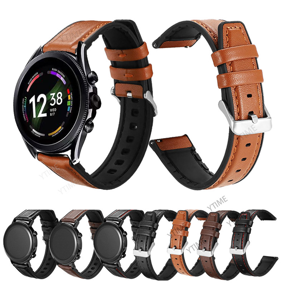 22mm Silicone Leather Band For - Fossil Watches Smartwatch Gen 6 recension och pris