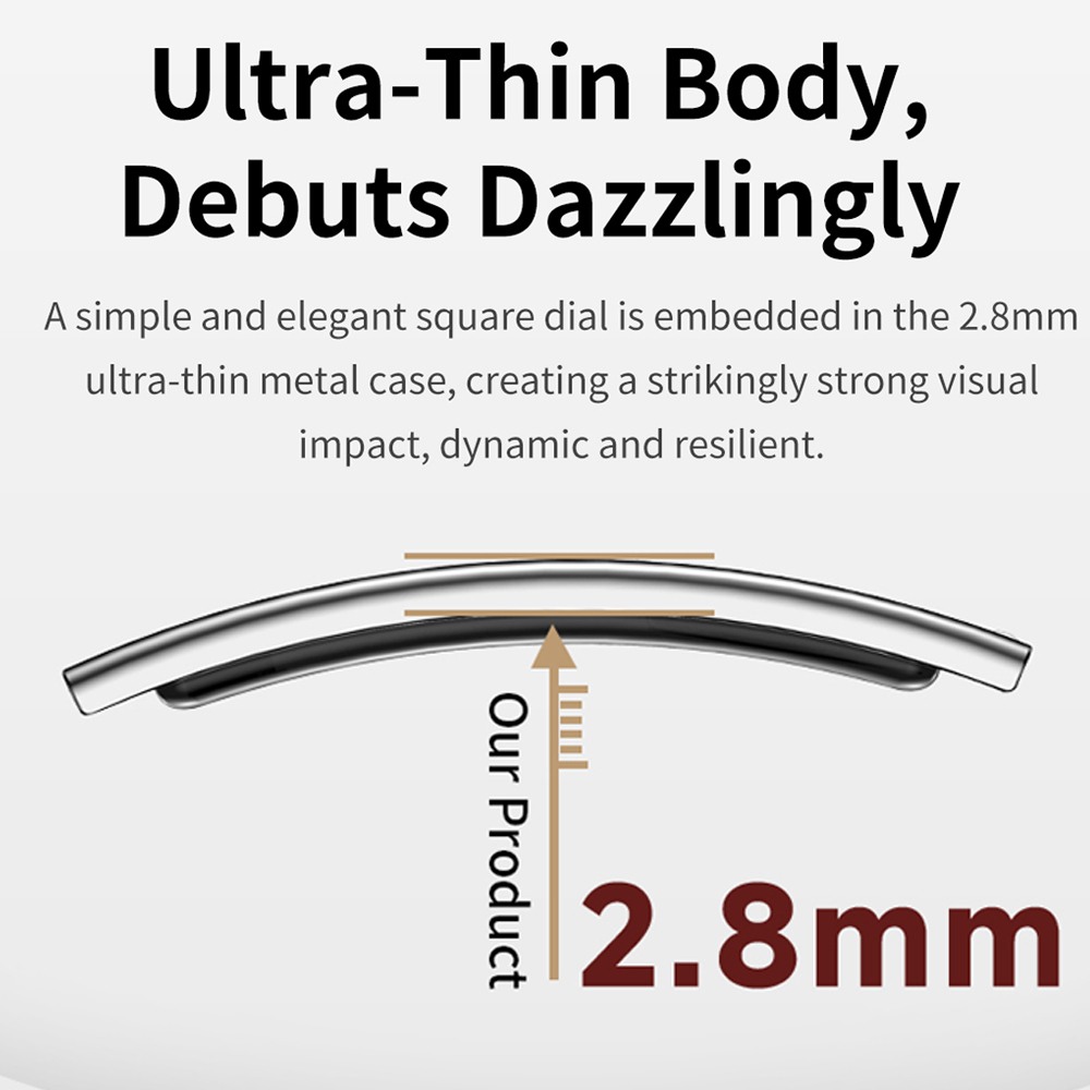 Ultra-Thin Smart Bracelet Wome - Smartwatch Watches For Men recension och pris