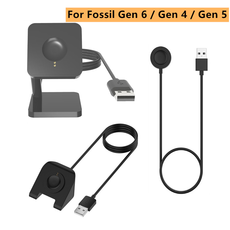 1M USB Magnetic Fast Charge Ch - Fossil Watches Smartwatch Gen 6 recension och pris