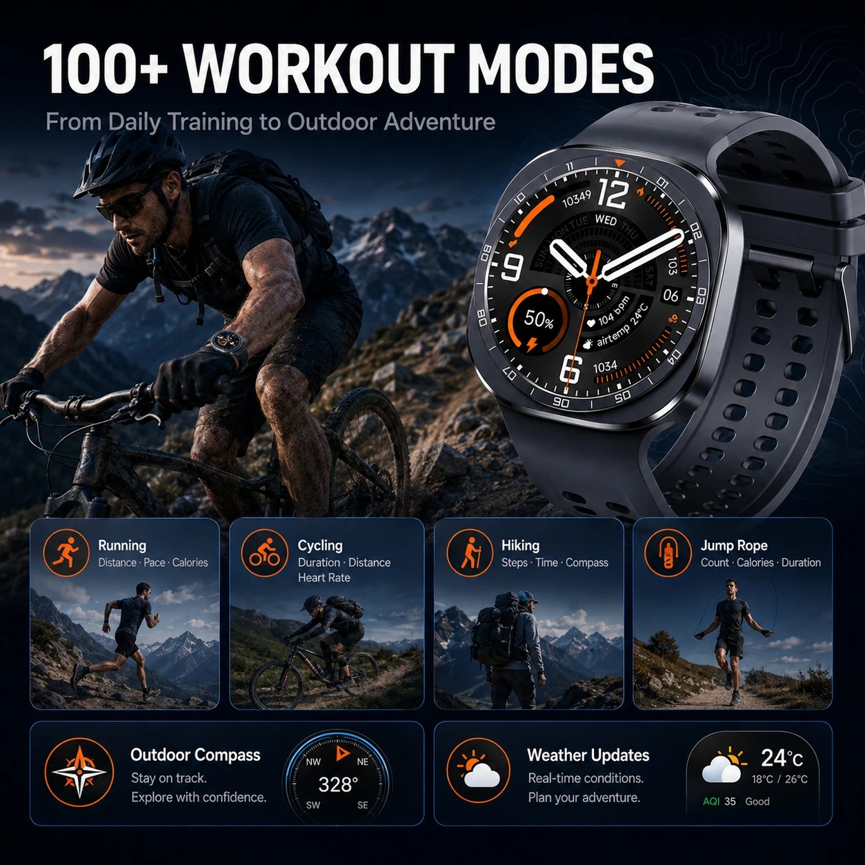 2026 New Smart Watch Ultra 2 F - Smartwatch Watches For Men Digital recension och pris