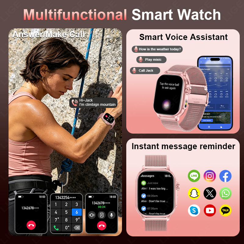 2026 New 1400mAh Large Battery - Smartwatch Health Watches For Men recension och pris