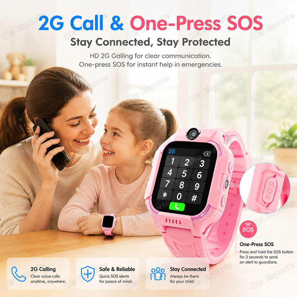 2026 New 5G Kids GPS Smart Wat - Smartwatch Watches For Kid Boy Waterproof recension och pris