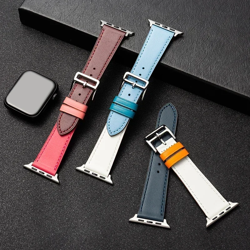 Leather Watch band for Apple W - Smartwatch Apple Watches For Men recension och pris