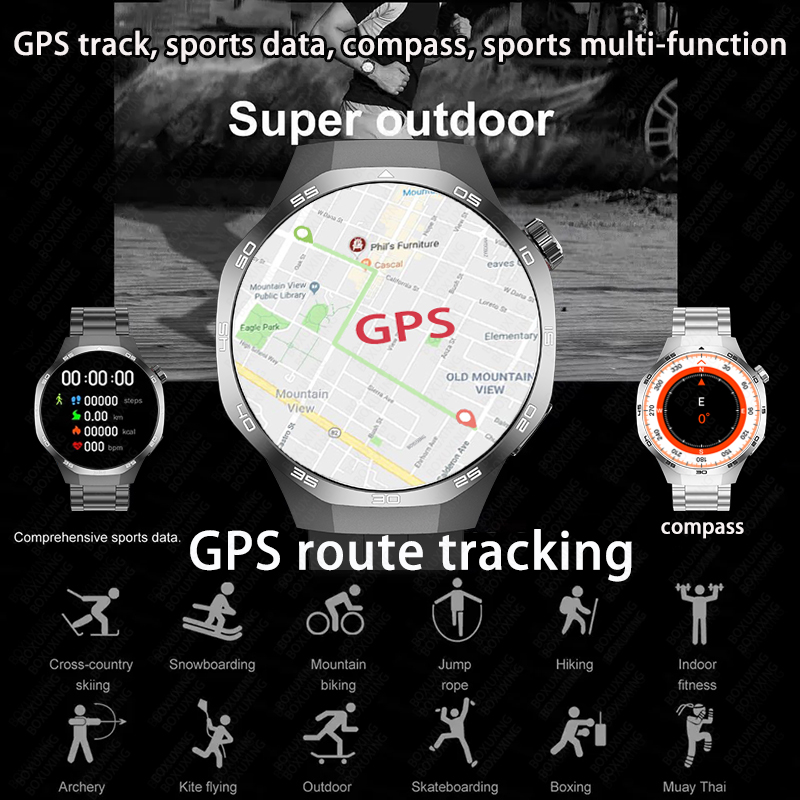 2026 New BOXUXING Watch 5 MAX  - Smartwatch Health Watches For Men recension och pris