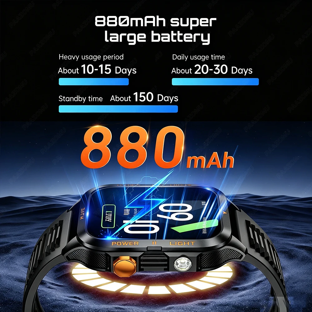 Military Grade SmartWatch Men  - Smartwatch Watches For Men Digital recension och pris